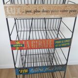 Industrial advertising shelf