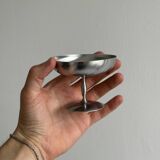 6 stainless steel footed bowls