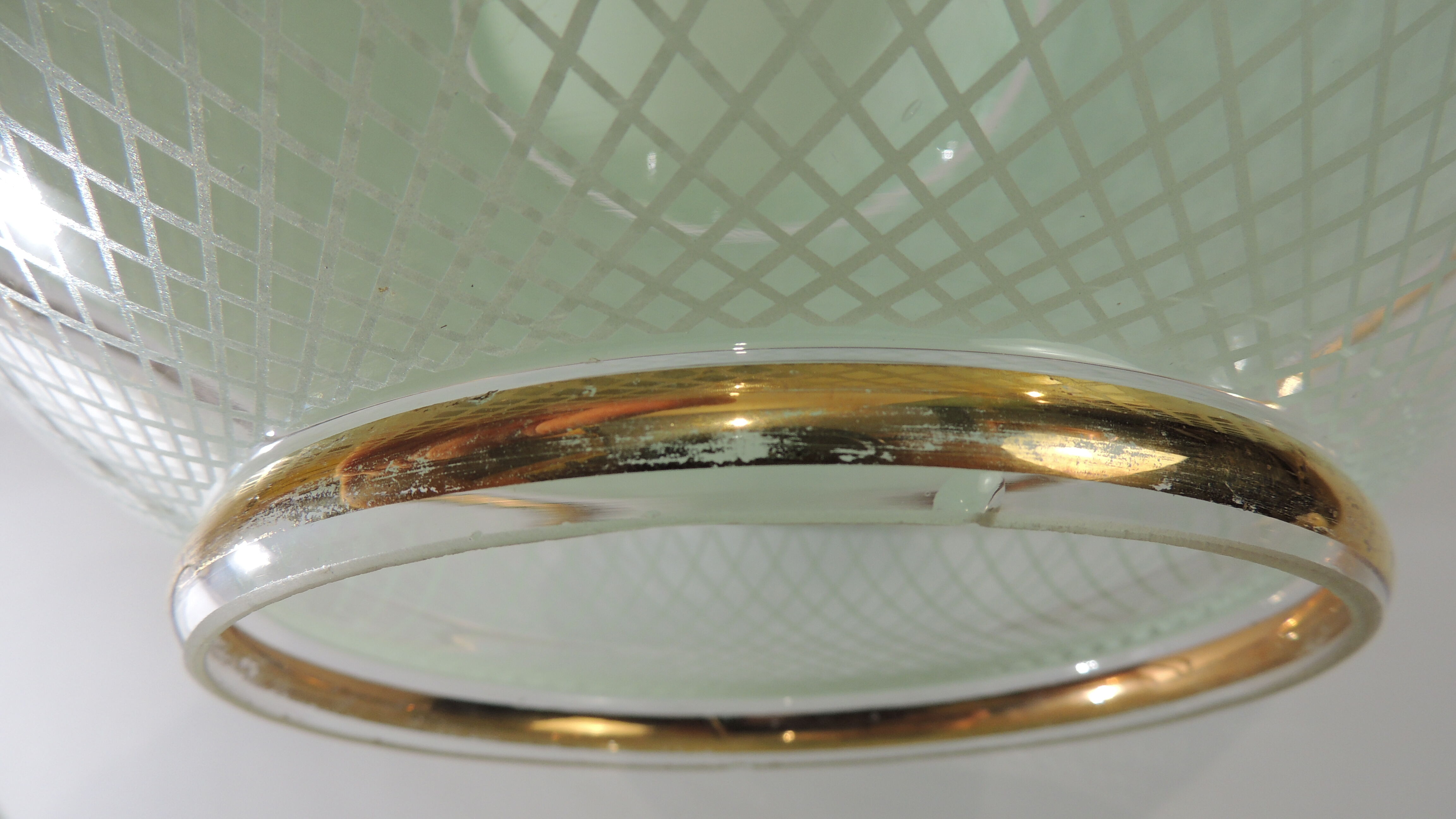 Suspension Verrine opaline vert