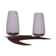 Scandinavian style wall sconce from the 60s