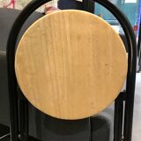 Wood and metal stool