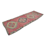 Vintage Handknotted Wool Runner Rug sku 2061