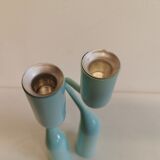 Set of 2 candlesticks, made of steel by Mikaela Dörfel for Menu, Denmark