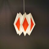 Hanging lamp, designed by Lars E Schiøler, for Hoyrup Lighting 1970s, model Harlequin.