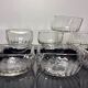 Daum cups 9p. Venetian Ribs