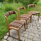 Trio of Baumann chairs from the 60s