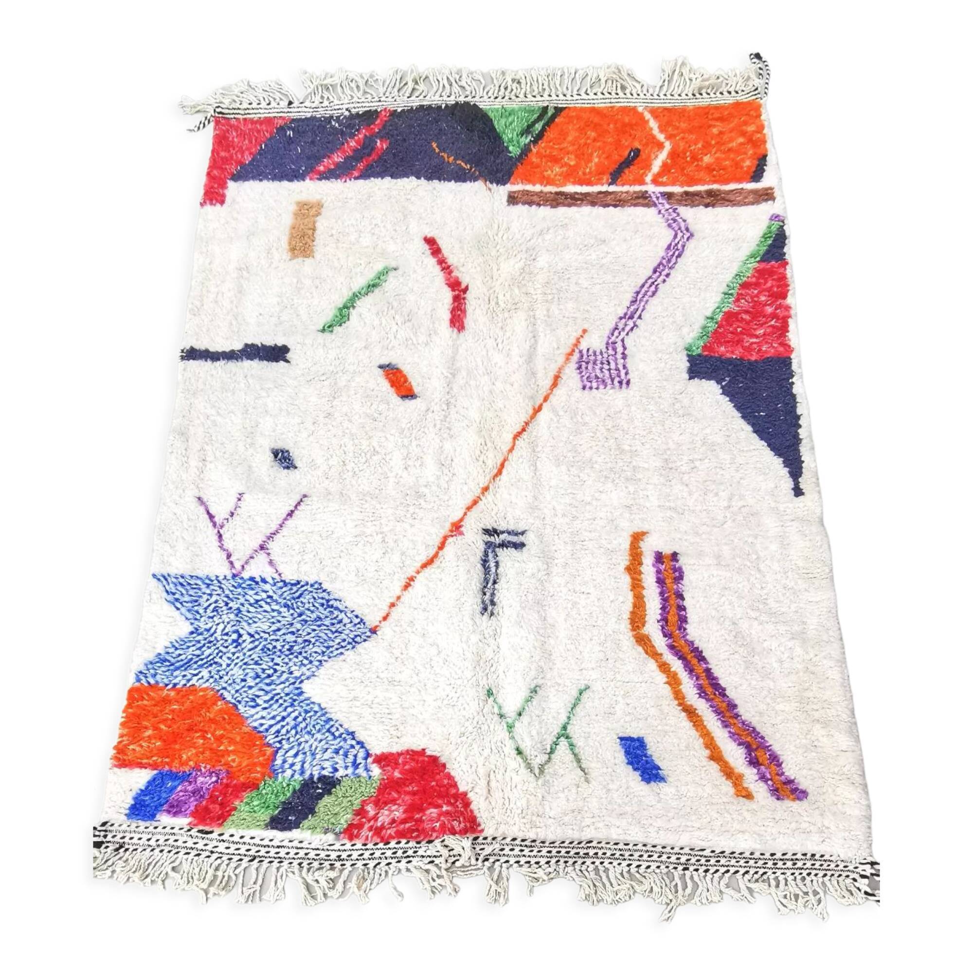 Berber carpet beni ouarain