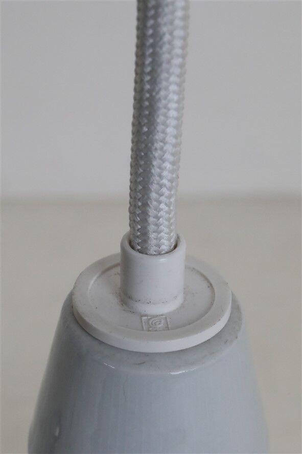 Set of 3 original Louis Poulsen / Verner Panton “Topan” pendant lamps / mid-century Danish modern design / 1960s / 1970s