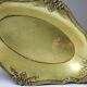 Large empty pocket bowl, antique rockwork, gilded metal, Louis XV style.