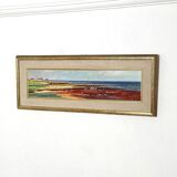 Swedish Oil on Panel – “Red Seaweed, Bredsätra Öland” by Stig Jonzon