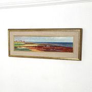 Swedish Oil on Panel – “Red Seaweed, Bredsätra Öland” by Stig Jonzon