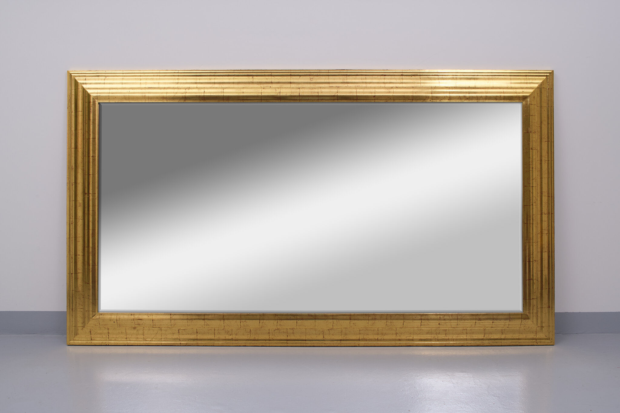 Deknudt gold wall mirror 1970s regency