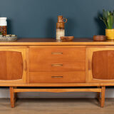 Retro Teak 1960s Jentique Sideboard On Sledge Legs