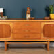 Retro Teak 1960s Jentique Sideboard On Sledge Legs