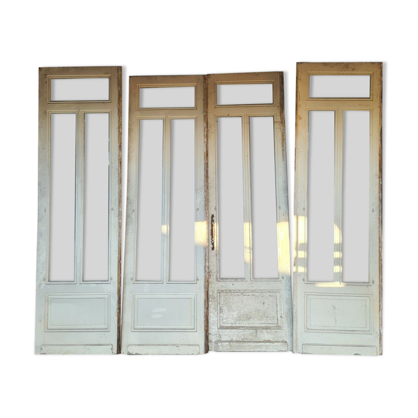 Glazed fir separation doors