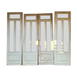 Glazed fir separation doors