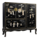 Cabinet en laque chinoise et personnages incrustés