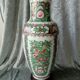 Ancien grand vase en porcelaine de canton chine des annees 1930-50 signe