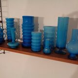 German glass vases by Karl Friedrich, 1960s, set of 11.