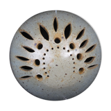 Wall lamp in openwork-vintage round sandstone shape