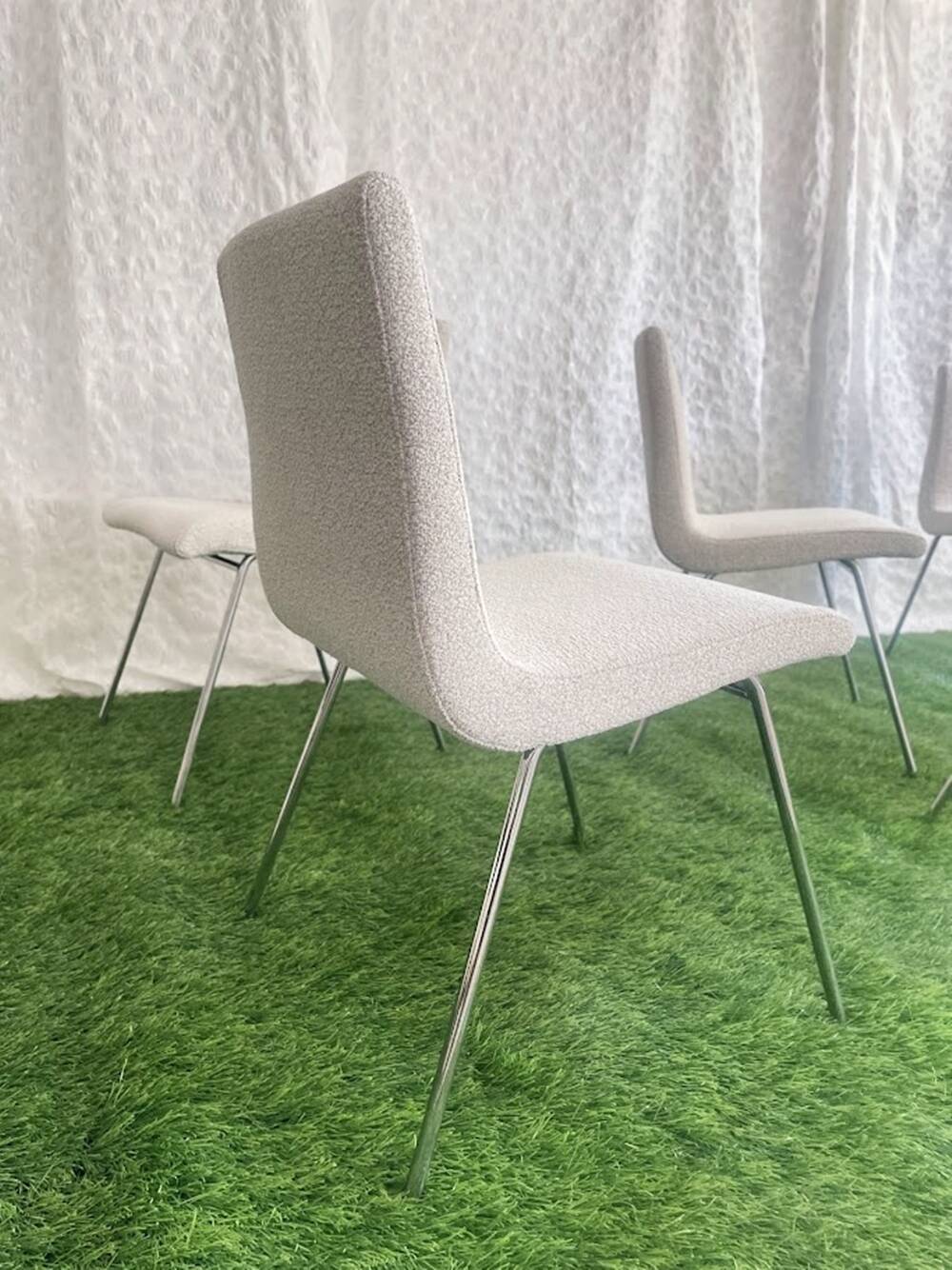 Set of 6 Ligne Roset TV Dining Chairs by Pierre Paulin