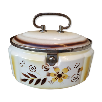 Art Deco biscuit bucket in German ceramic