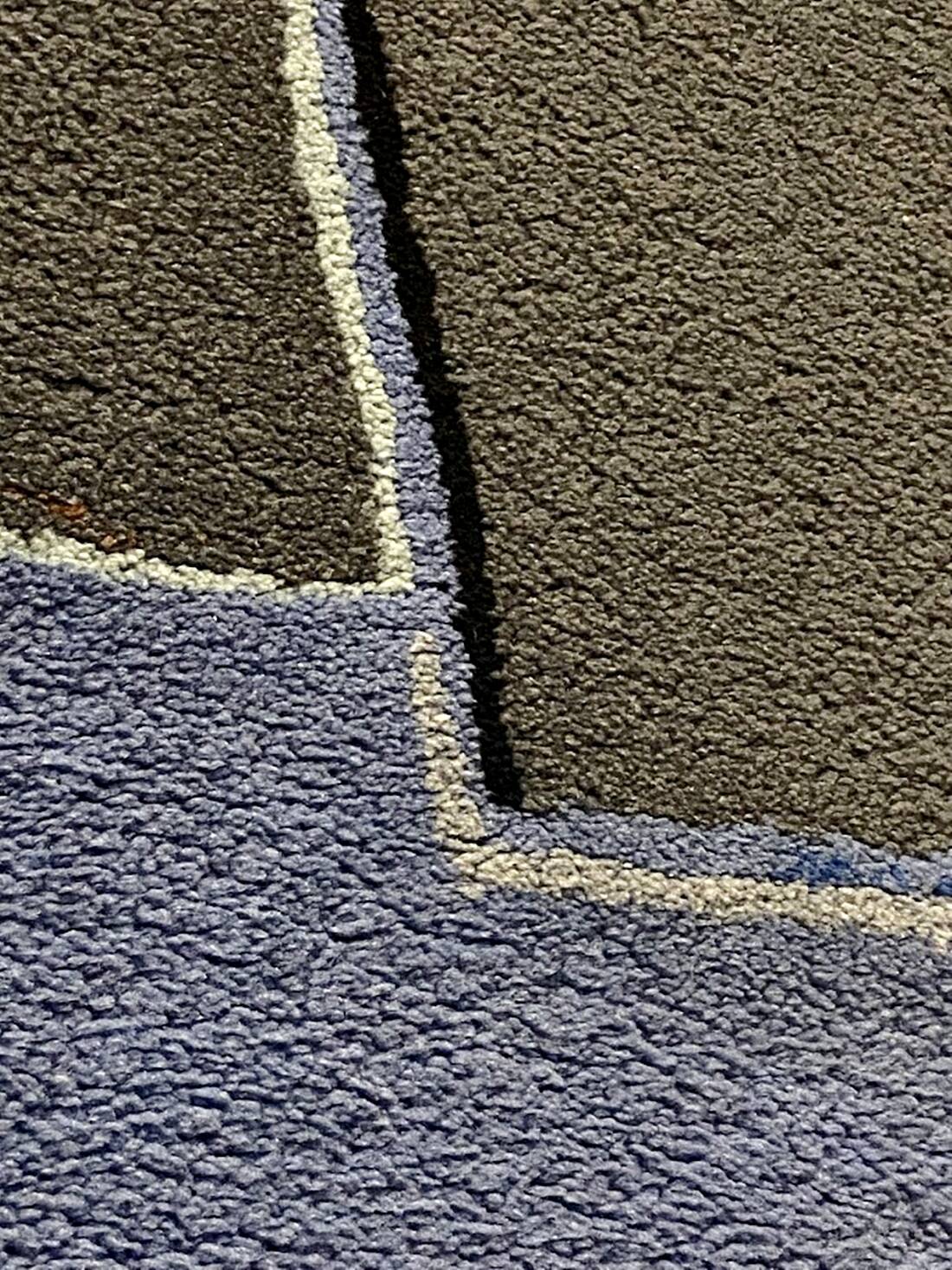 Jean Rouzaud Artistic Carpet, Handmade 1980s France - Tisca