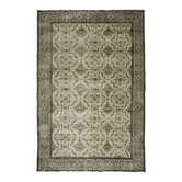 Grand Tapis Vintage Turc Beige Floral 320 x 210 cm