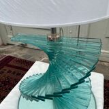Italian lamp in glass staircase 1970