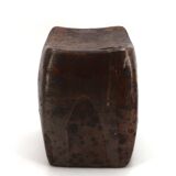 Impressive modernist vase in pyrite stoneware, La Borne, 1970s