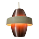 Rare Midcentury Pendant SATURN Space Age style, Denmark, 1970s