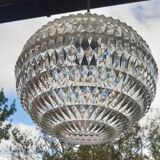 Vintage diamond pendant light