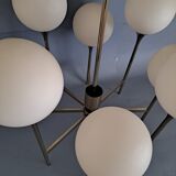 Chandelier Sciolari 8 balls in satin glass.