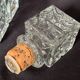 Vintage square whisky decanter square cap
