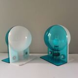Pair of Italian lamps Guzzini Sirio