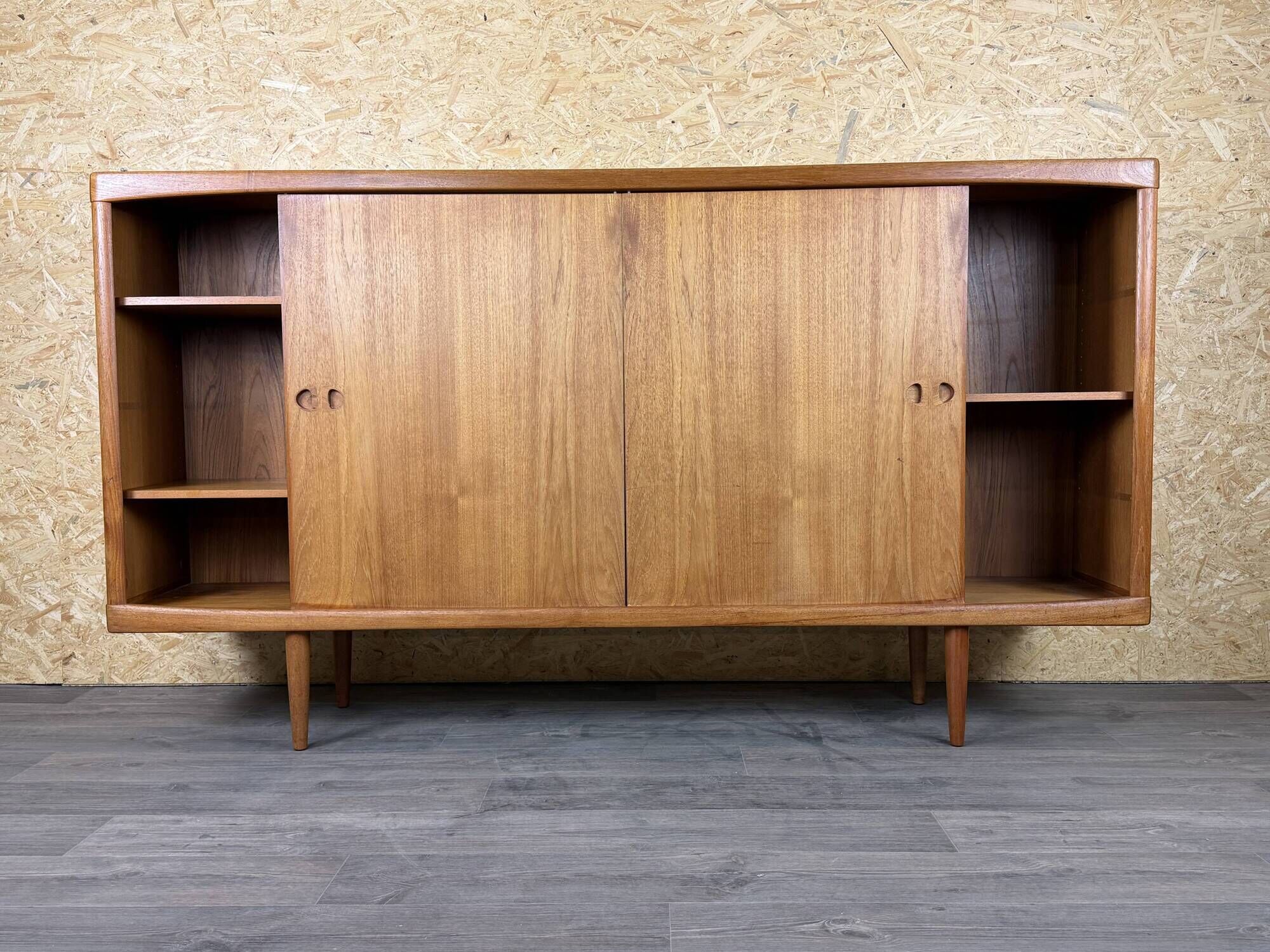 1960s 1970s Teak Sideboard Highboard by H.W. Klein for Bramin Denmark