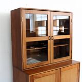 vintage wall cabinet | display cabinet | C. Hvidt