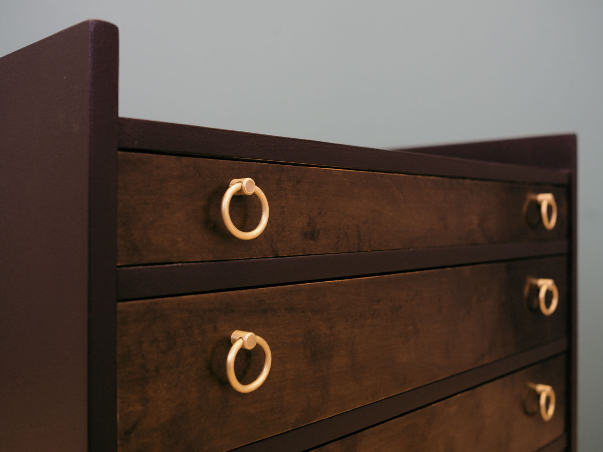 Walnut chest of drawers, Danish design, 1970s, made in Denmark