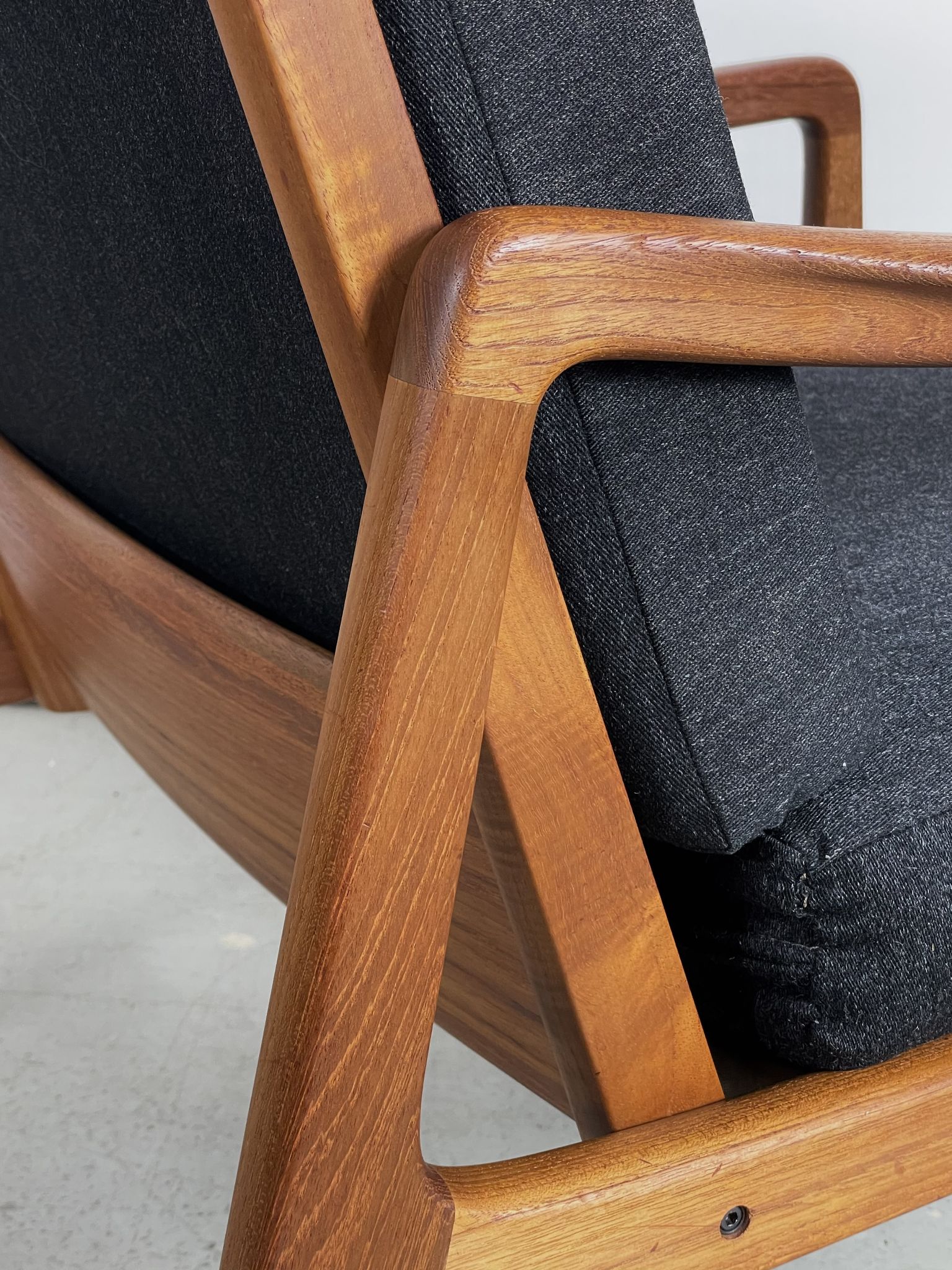 Fauteuil danois par Ole Wanscher années 1960