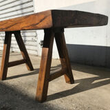 Solid oak farm table