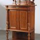 Vintage Antique Danish Solid mahogany Wood Cabinet, 1890s