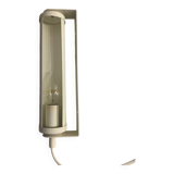 White metal wall light