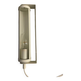 White metal wall light