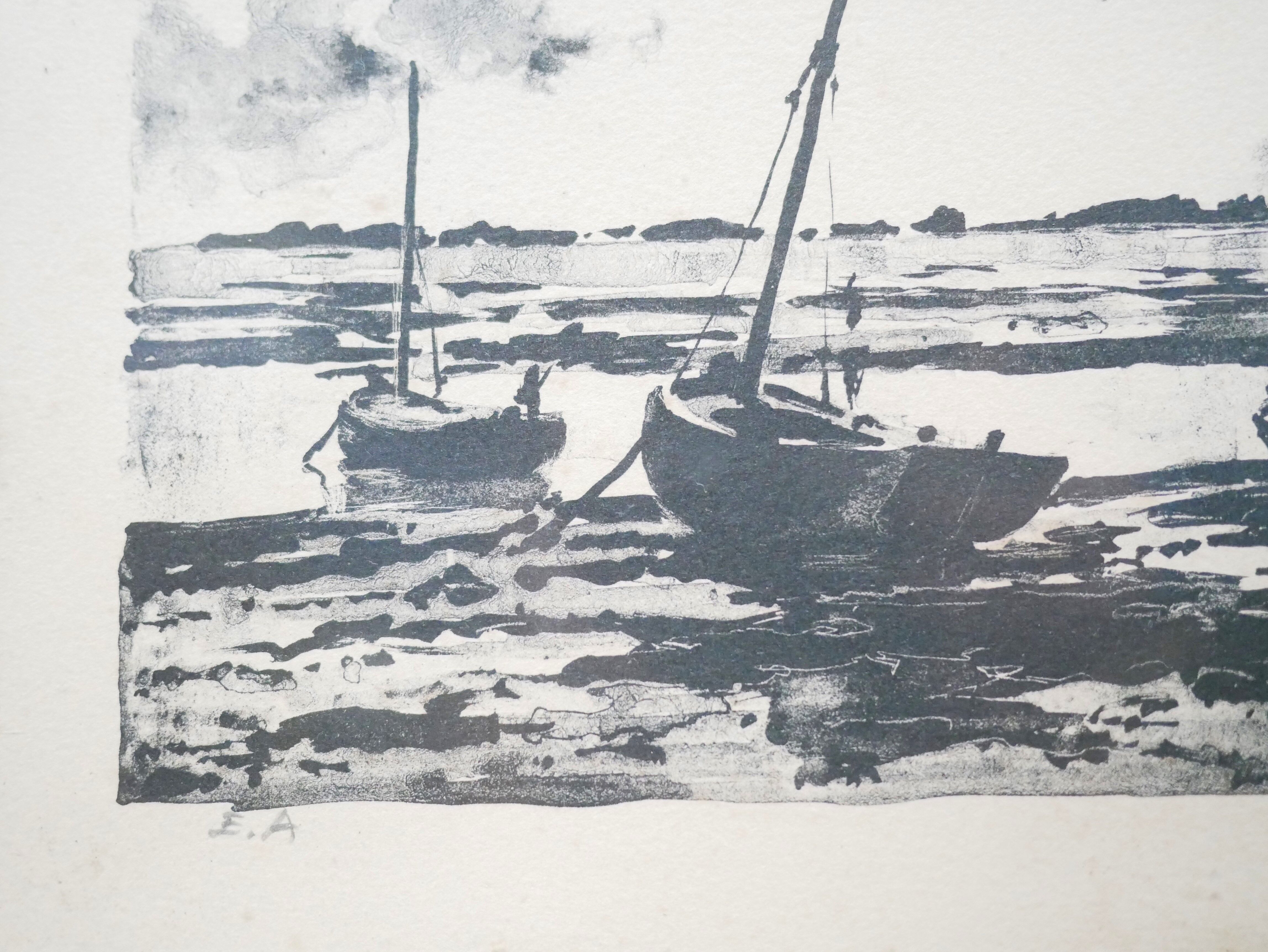 Lithograph artist's proof signed Paul Petit