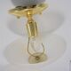 Glass and gilded metal ceiling lamp