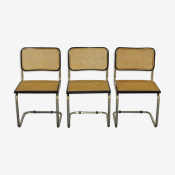 Set of 3 chairs B32 by Marcel Breuer