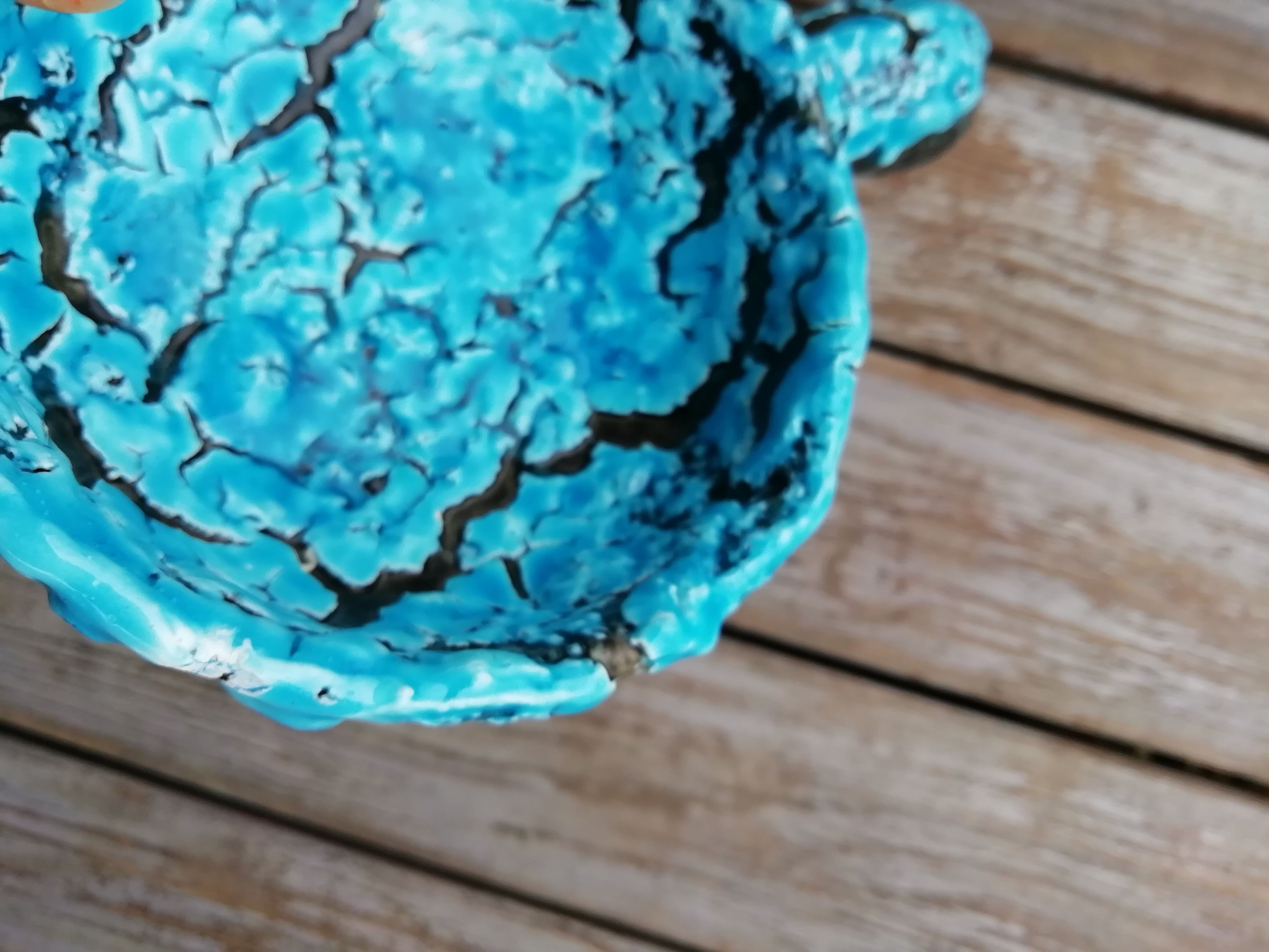 Coupelle à poignée écume de mer
