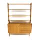 Commode-bibliothèque scandinave en chêne, suède, 1960