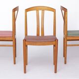 6 of 12 Carl Ekström Chairs – Swedish Mid-Century Modern, Teak Dining Chair
