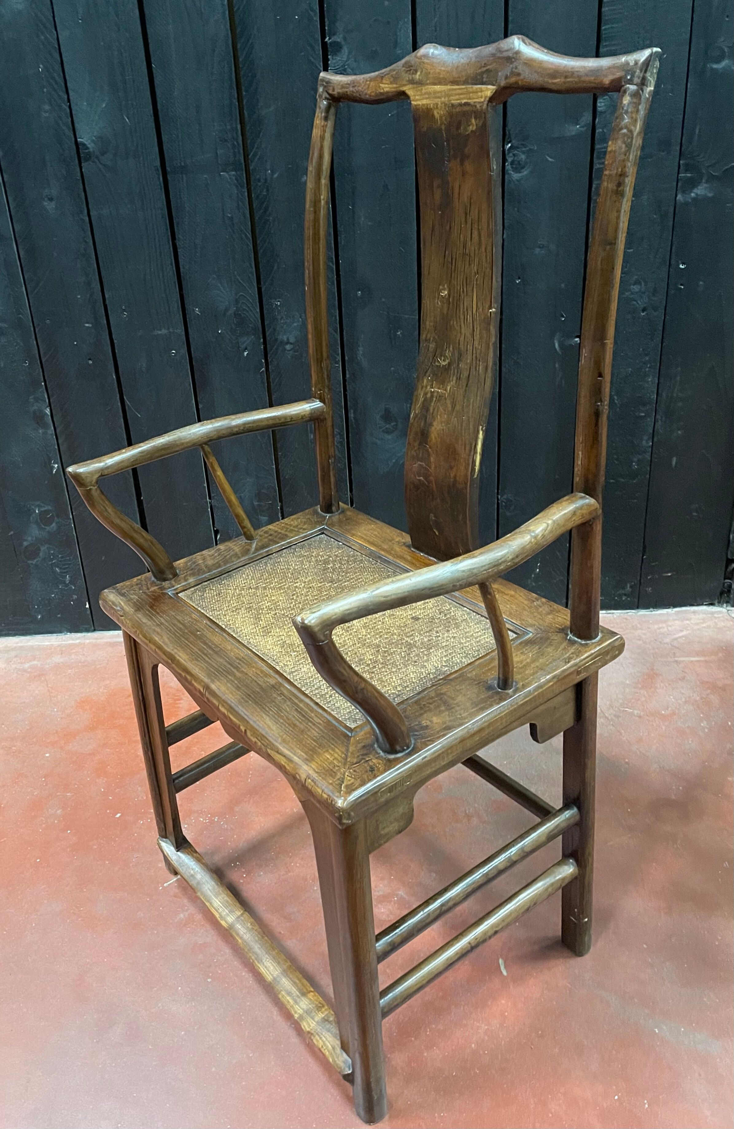Pair of 19th century dignitary armchairs